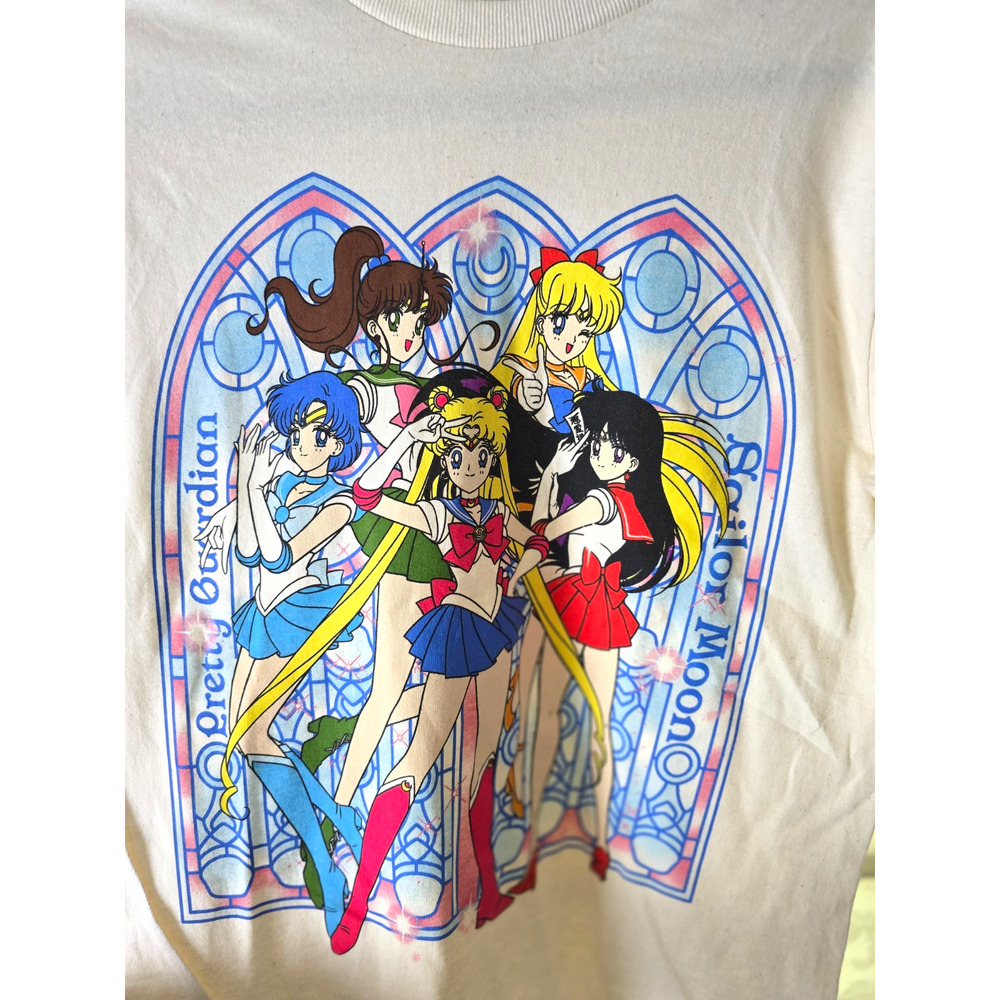 Sailor Moon Pretty Guardian Women’s Small Anime Graphic T Shirt Hybrid NWOT NEW